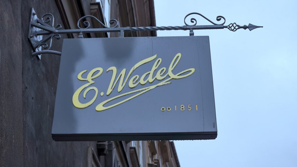 E. Wedel Firmenschild