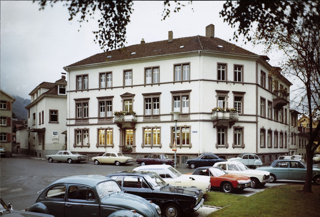1956 zog die Firma Sick in dieses Gebäude in der südbadischen Stadt Waldkirch.