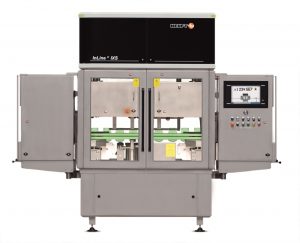 Der hochautomatisierte Heuft InLine II-IXS-Inspektor kombiniert optische und radiometrische Technologien zur umfassenden Leerglasinspektion.