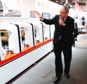 Bobst M6 Digital Flexo press in demonstration