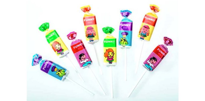 Lollipops in Top-Twist-Verpackung sind besonders in Asien und Südamerika beliebt.