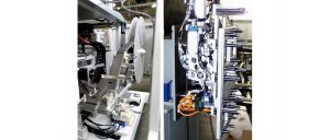 Die Automatisierungskompetenzen von Getecha reichen von Vorrichtungen zum automatisierten Aufkleben von Schaumstoffpads (li.) bis hin zu komplexen Greifern für eine Pick & Place-Anwendung (re.).