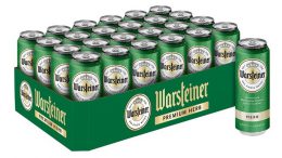 Warsteiner Premium Pilsener in 0,33-Liter Dosen als 24er Tray