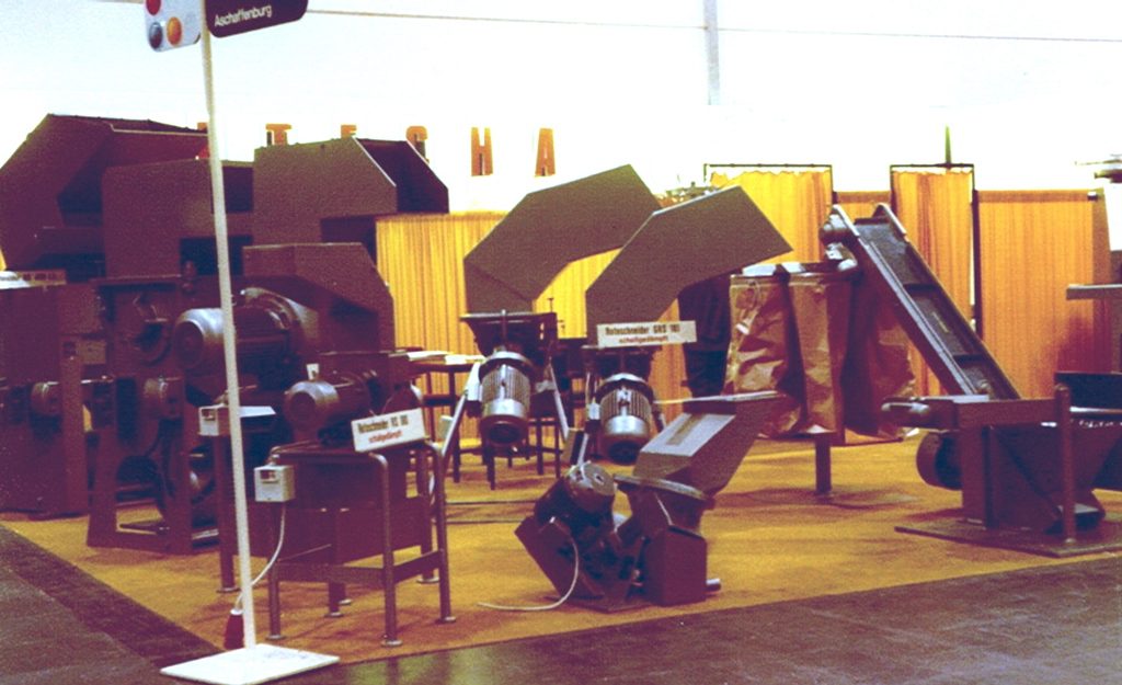 Von Anfang an dabei: Der Messestand von Getecha auf der K-Messe des Jahres 1975.