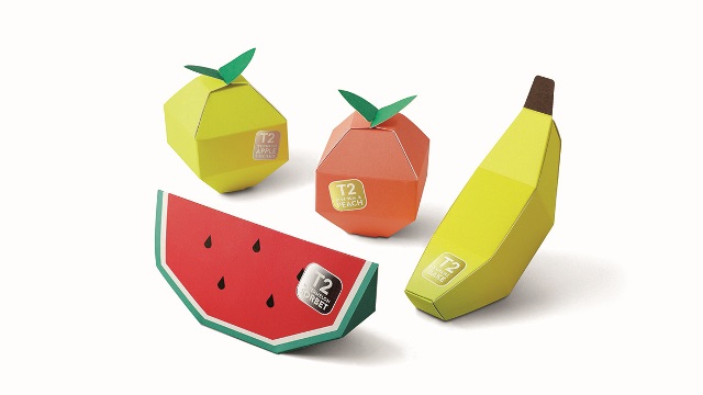 Metsä Board „T2 Mini Fruit“-Teeverpackungen
