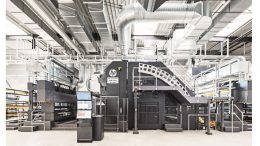 Offizielle Einweihung am Standort Ilsenburg: Die erste digitale PageWide Rollendruckmaschine T1100S von HP in Deutschland. (Bild: Thimm)