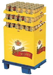 Display Langnese Honig Nostalgie Edition