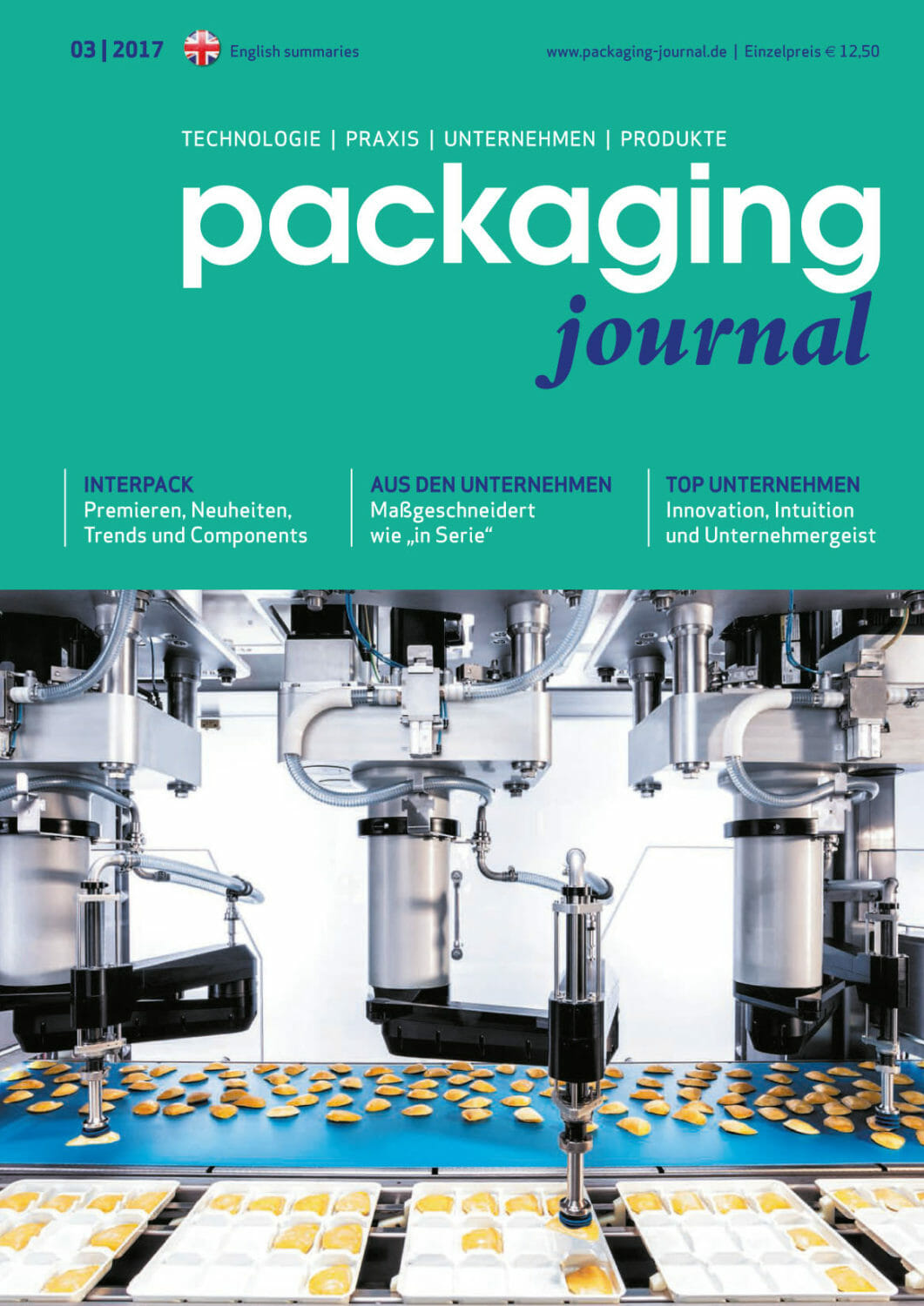 Titelbild Aprilausgabe 2017 Packaging Journal