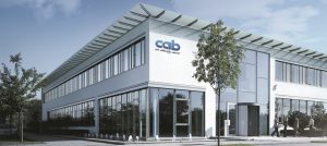 Die cab-Zentrale in Karlsruhe: Hier sitzen Produktentwicklung und -konstruktion, Vertrieb international, Marketing und Verwaltung.