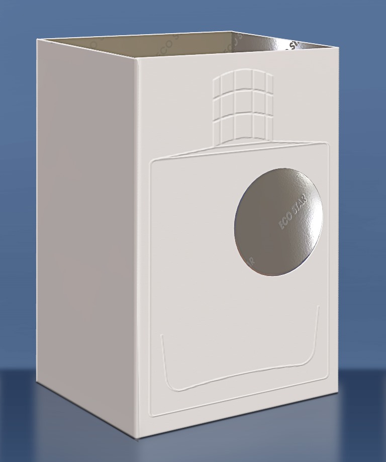 Eau-de-Toilette-Verpackung mit Duftlack auf dem umhüllenden Sleeve. (Bild: Model AG)