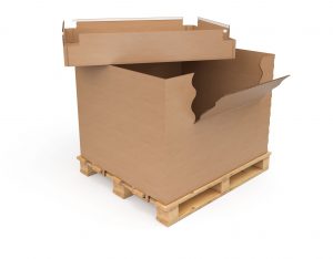 Im umweltfreundlichen Paletten-Container effizient von A nach B.