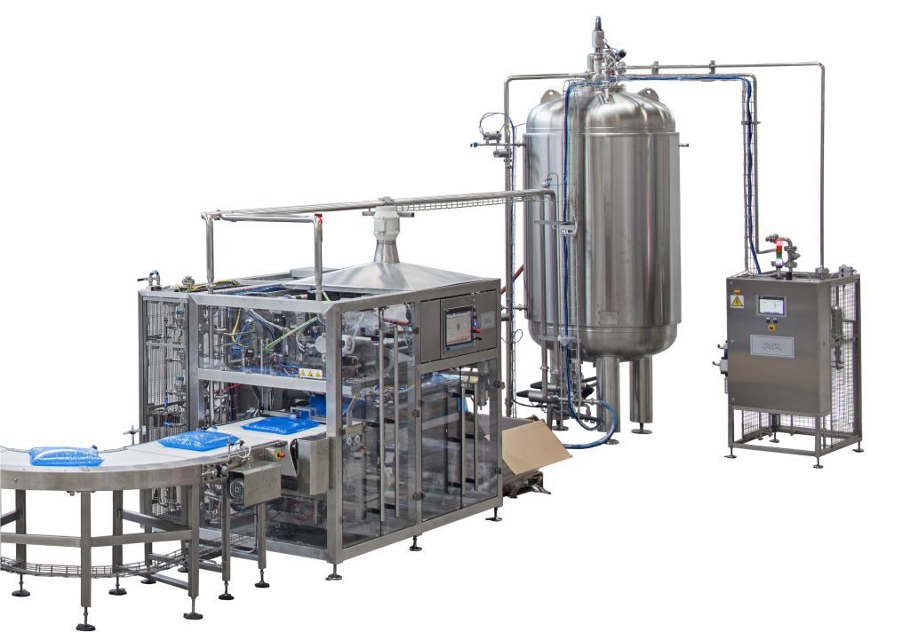 Abfüllmaschine Astepo von Alfa Laval für Bag-in-Box-Verpackungen