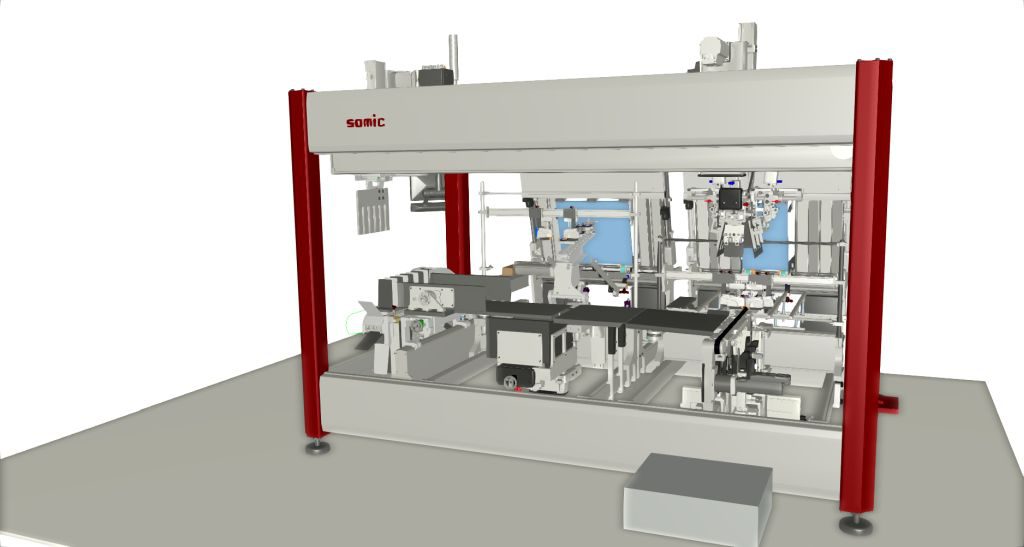 Inbetriebnahme einer Somic-Anlage mit industrialPhysics von machineering