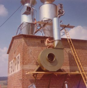 Zyklonsauger waren 1968 Standard für die Maschinenentstaubung.