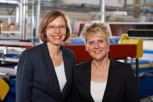 Ellen Kreye-Leder und Nicole Figge (Bild: Kreye Siebdruck GmbH)