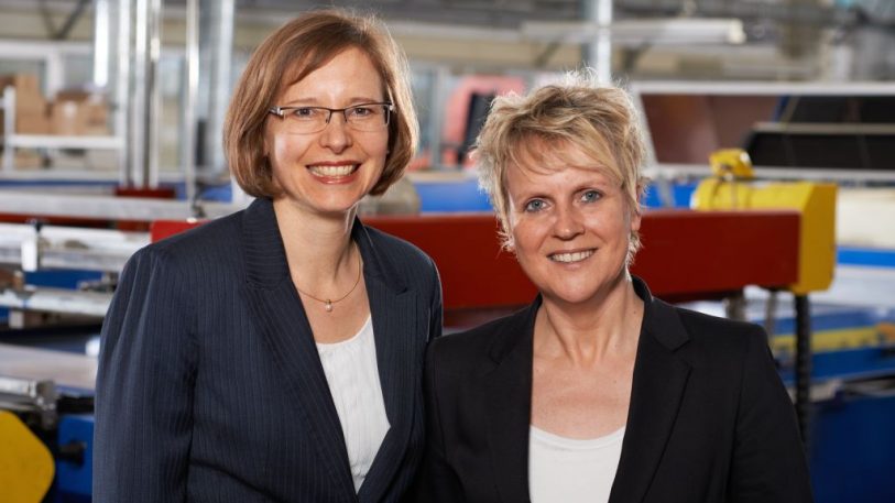 Ellen Kreye-Leder und Nicole Figge (Bild: Kreye Siebdruck GmbH)