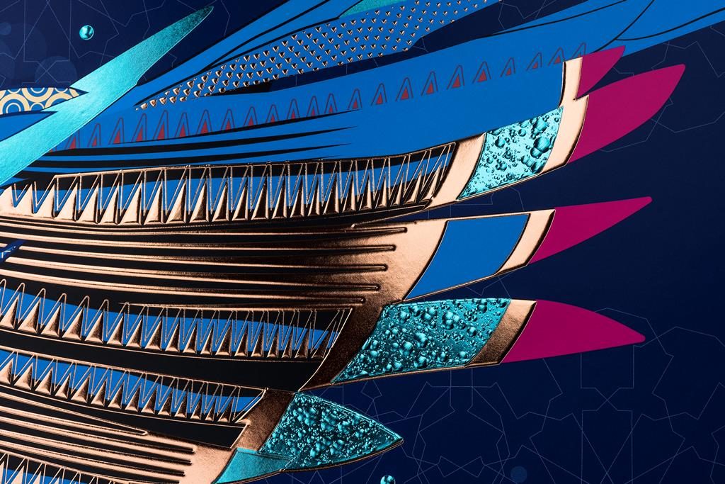 Attraktives Beispiel für eine Heißprägeapplikation. (Bild: BOBST)