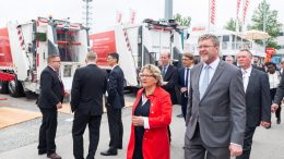 Bundesumweltministerin Svenja Schulze auf der IFAT 2018