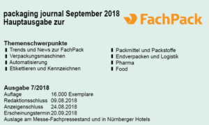 FackPack Septemberausgabe 2018