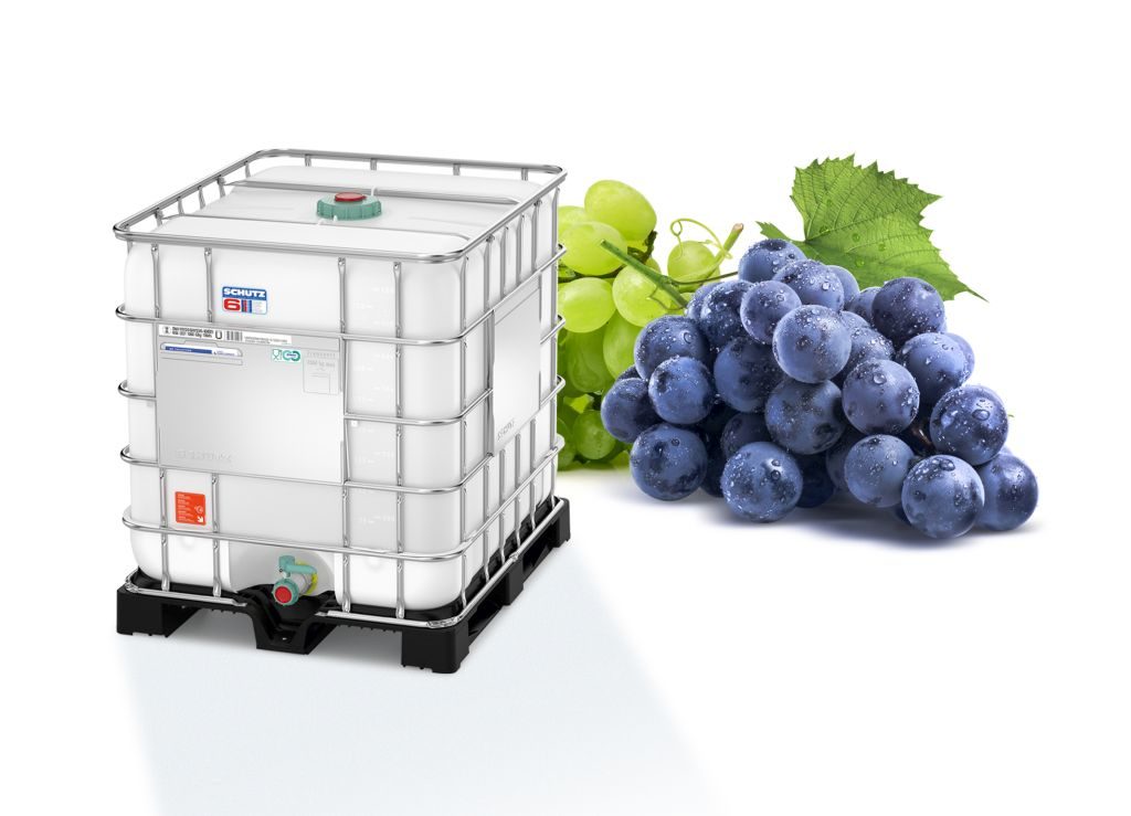 „Wine-Store-Age IBC“ von Schütz zur Lagerung von Wein