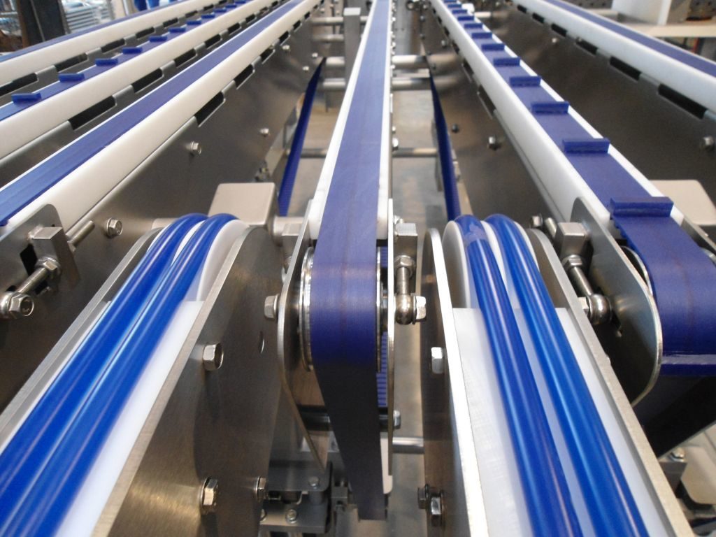 Fördertechnikanlage aus Edelstahl von Föratec