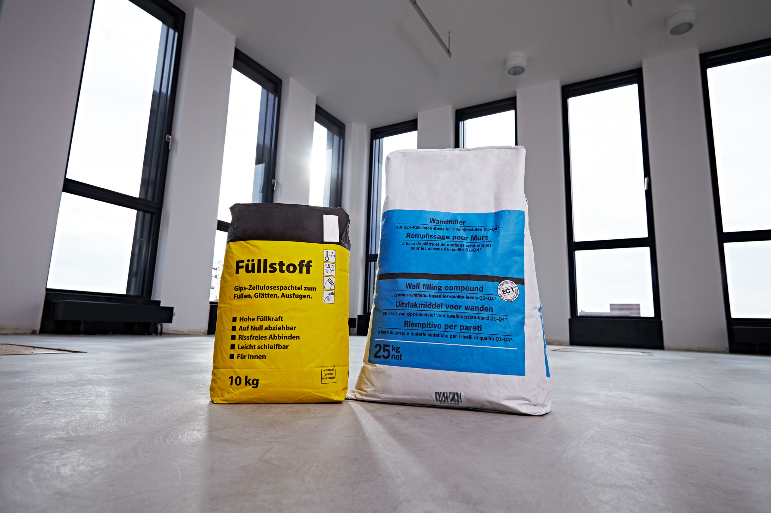 Papiersäcke für Baustoffe