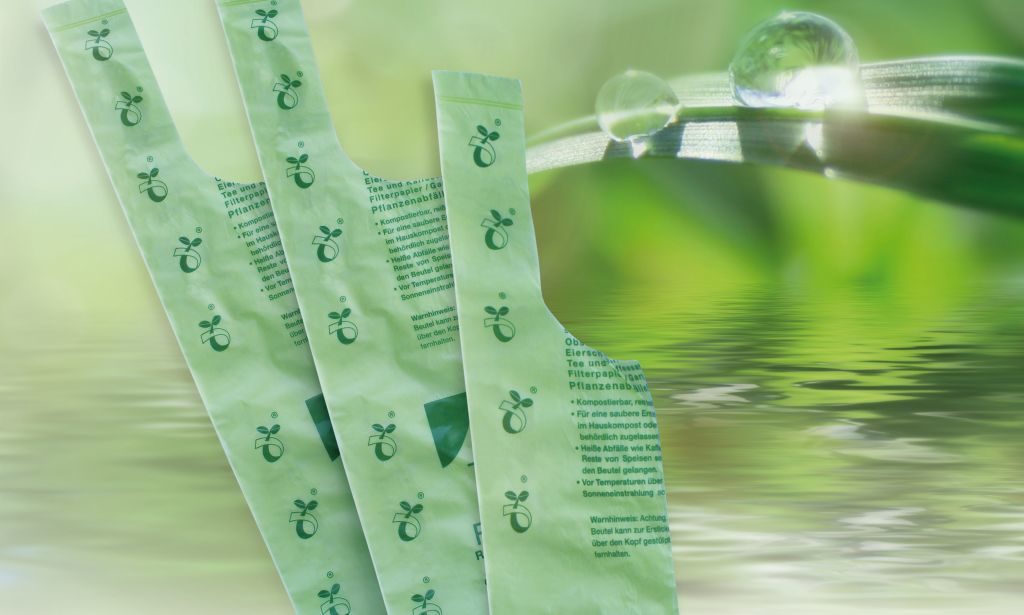 Biologisch abbaubarer Müllbeutel mit Sternboden von RKW