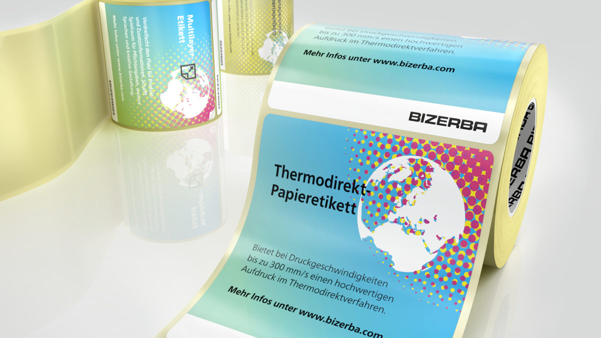 Bizerba bietet unterschiedliche Varianten wie Thermodirekt- und Multilayer-Etiketten. (Bild: Bizerba)