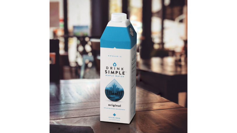 Ahornwasser „Drink Simple“ in Combidome-Verpackung von SIG