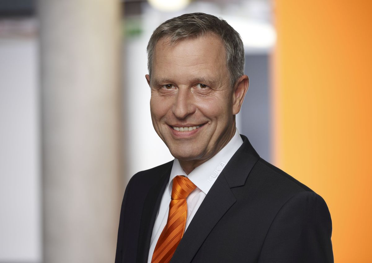 Wilfried Eberhardt, Vorsitzender VDMA-Fachverband Robotik + Automation (Bild: Kuka AG)
