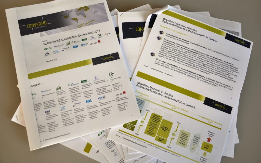 Das Stoffstrombild Kunststoffe 2017