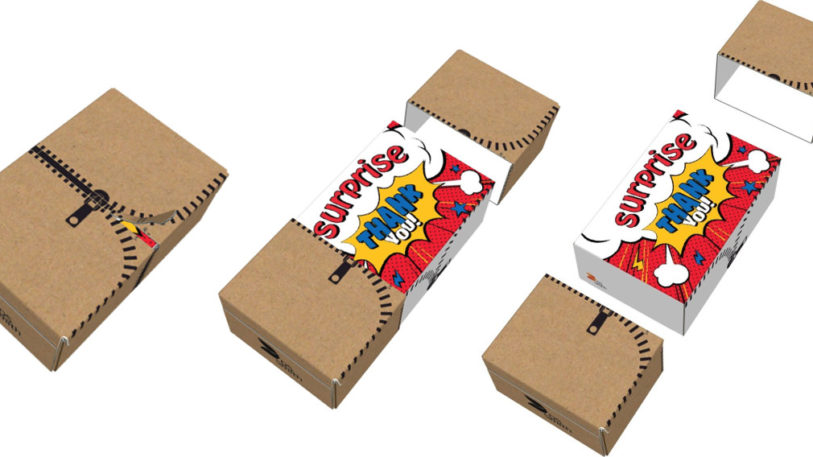 Verpackungskonzept "e@box" von DS Smith für den E-Commerce
