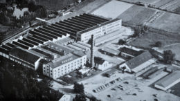 Das Kautex Werk in Hangelar (heute ein Stadtteil von Bonn) 1962.