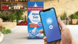 AlpenSalz, AlpenJodSalz, AlpenJodSalz + Fluorid und AlpenJodSalz + Fluorid + Folsäure gelangen mit einer Shazam-Codierung in den Handel. (Bild: taste!)