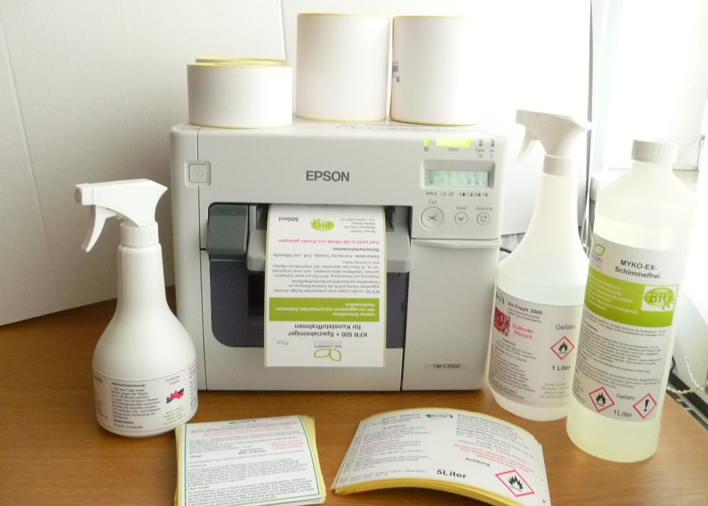 Etwa 1.600 Etiketten mit einer maximalen Druckbreite von 104 Millimetern können pro Tag erstellt werden. (Bild: Compurei)