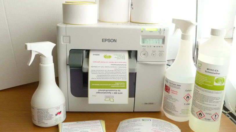 Etwa 1.600 Etiketten mit einer maximalen Druckbreite von 104 Millimetern können pro Tag erstellt werden. (Bild: Compurei)
