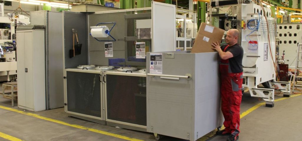 Entsorgungsstation mit AutoLoadBailer im praktischen Einsatz