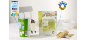 Tipps für die Tonne auf Aldi-Verpackungen (Bild: Aldi Süd)