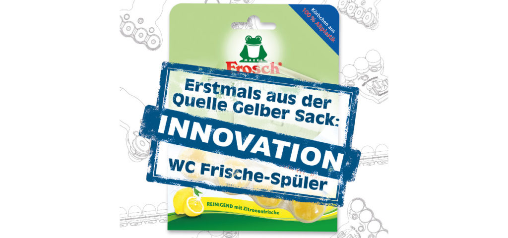 Werner & Mertz will recycelte PET-Schalen für seine WC-Frische-Spüler nutzen