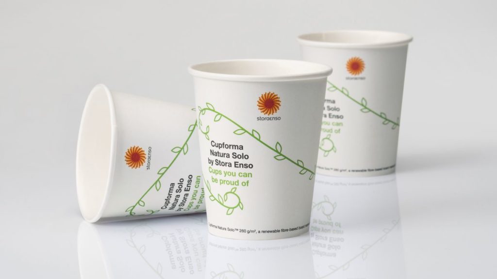 Cupforma Natura Solo von Stora Enso (Bild: Valtteri Kantanen)