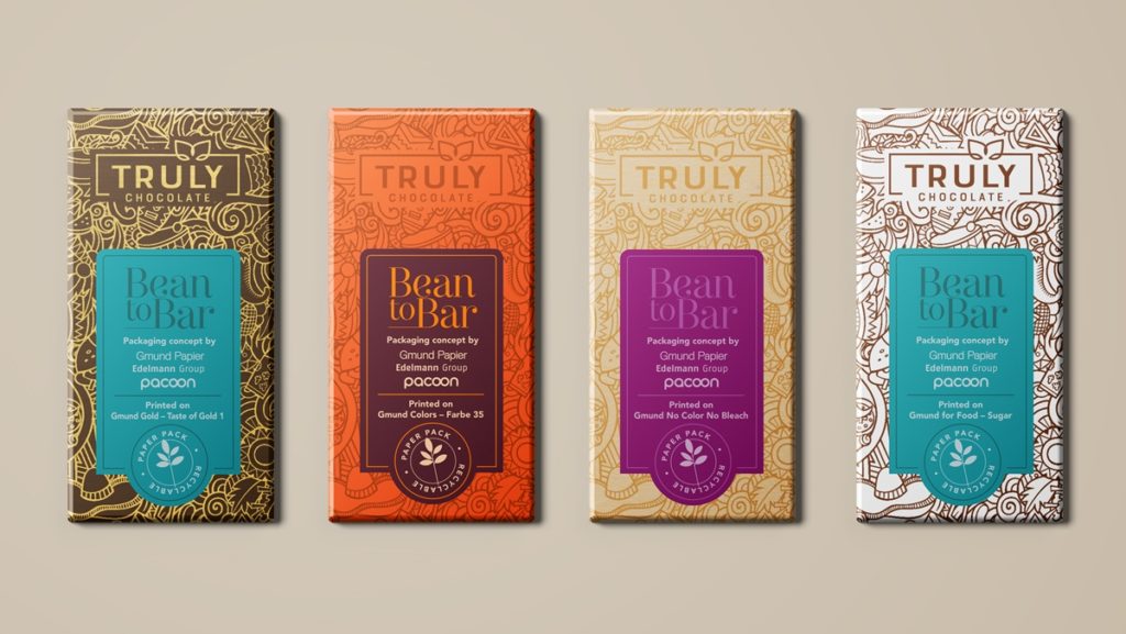 Schokoladenpackungen mit Barrieren aber ohne Kunststoff und Aluminium