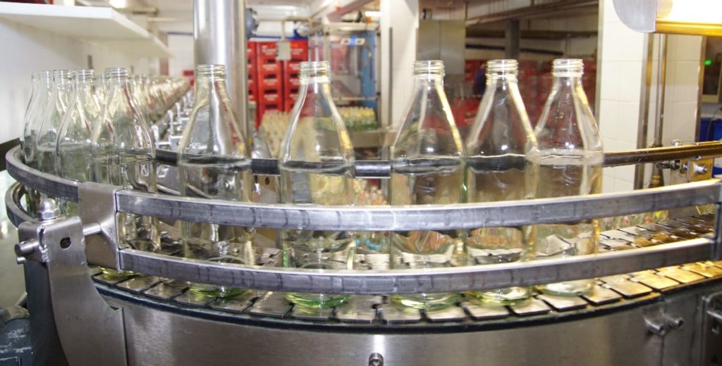 Mehrwegglasflaschen perfekt gereinigt