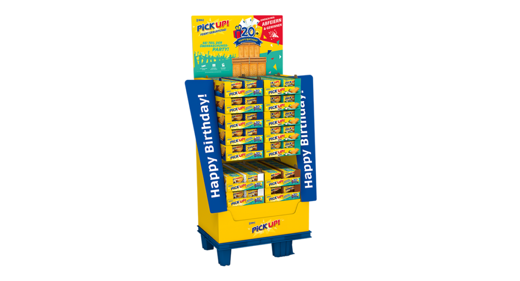 LEIBNIZ PiCK-UP Geburtstags-Display (Bild: STI Group)