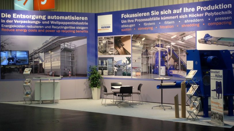 Hoecker Polytechnik Messestand (Bild: Hoecker Polytechnik)