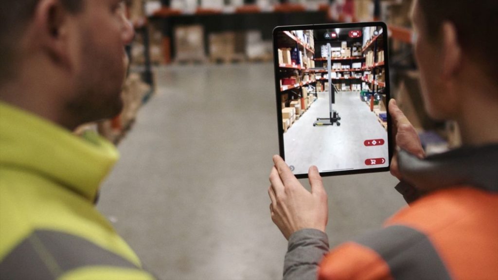 Virtual Engineering App für industrielle Hebelifte von Hovmand (Bild: Hovmand)