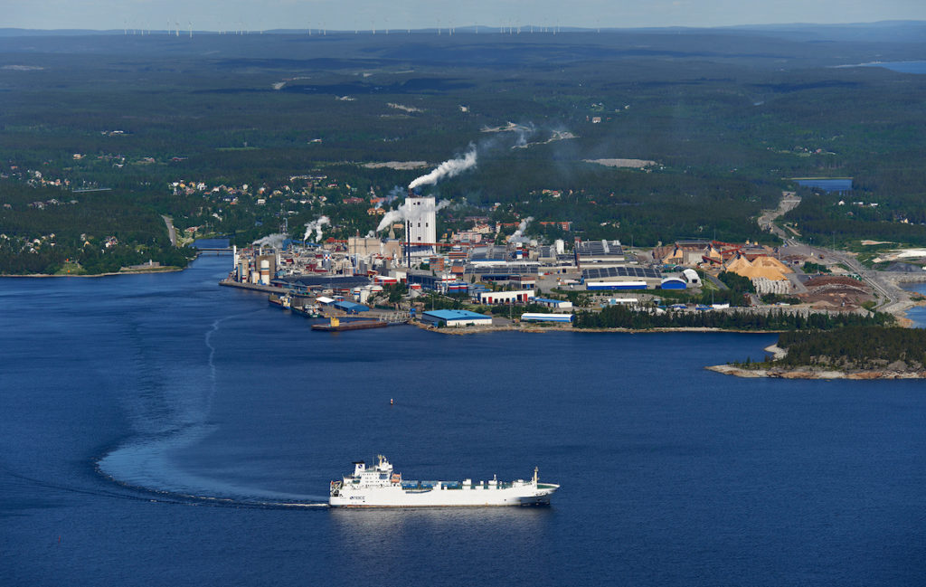 Zellstoffwerk in Husum (Bild: Metsä Board)