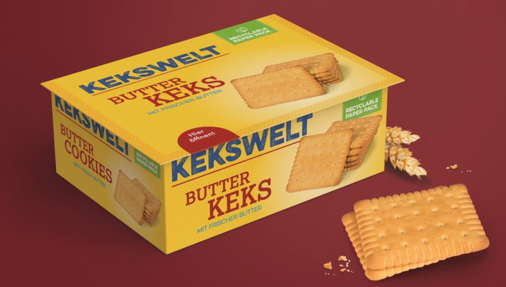 Butterkeks mit neuem Packungskonzept (Bild: Pacoon)