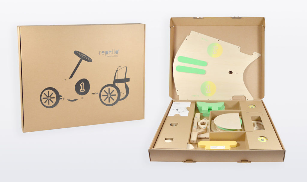 Polsterverpackung für Rutschauto (Bild: Thimm)