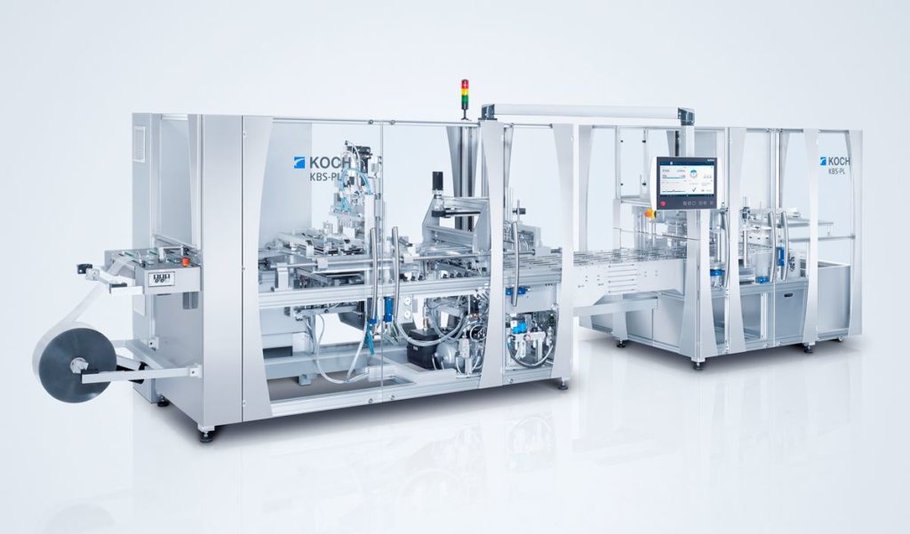 Die Blistermaschine KBS-PL verpackt in Nürnberg neben einer herkömmlichen Blister- auch die cyclePac-Verpackung. (Bild: KOCH Pac-Systeme GmbH)