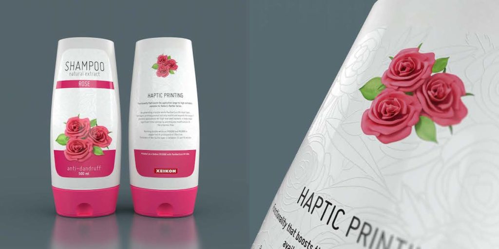 Wertvolle Eigenschaften der Panther-Technologie Haptischer Druck (Bild: Xeikon)